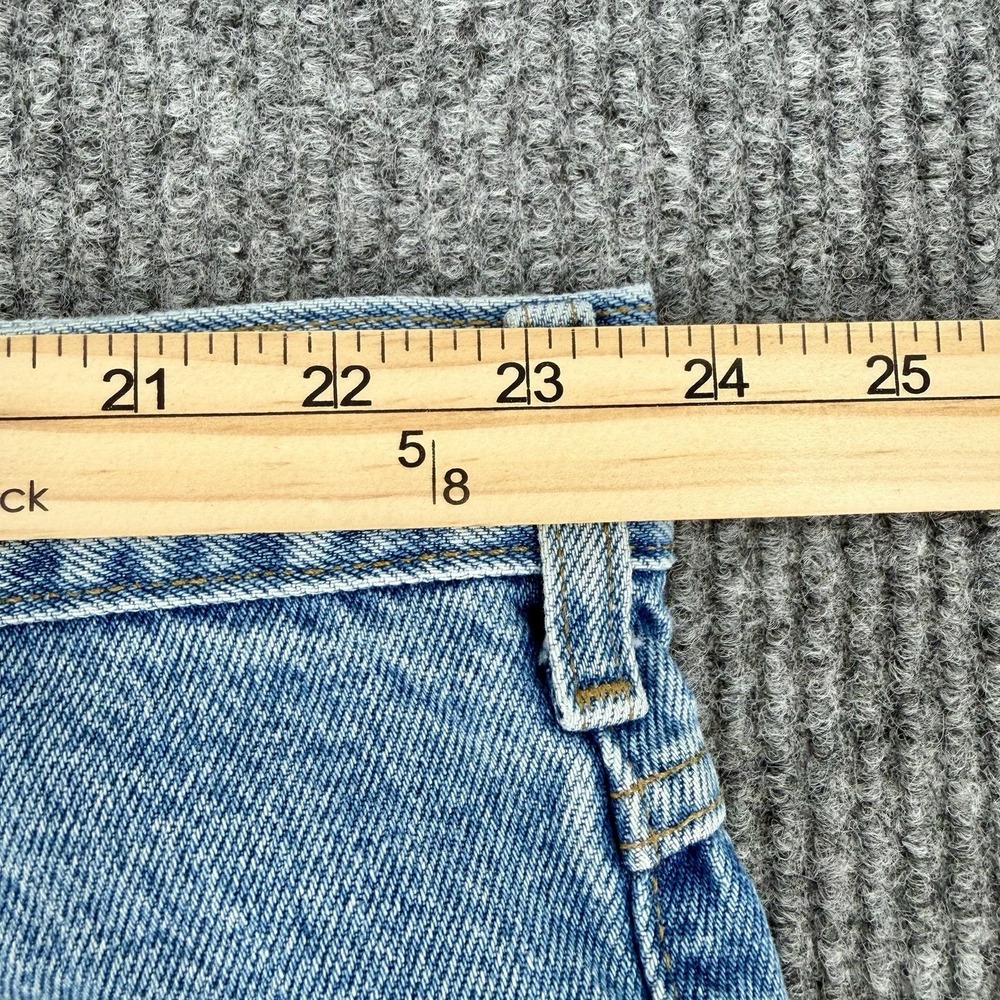 Carhartt Jeans Mens 48x30 Loose Fit Workwear Denim‎ Carpenter Light Wash - Picture 7 of 10